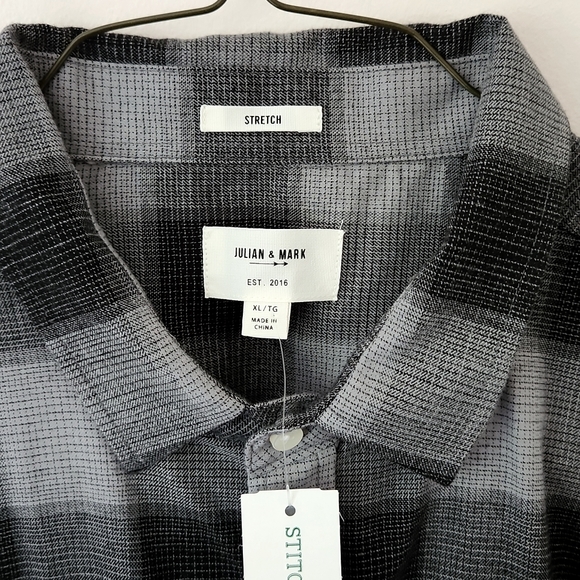 Julian and Mark grey flannel shirt - Picture 2 of 7